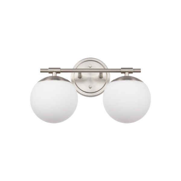 2-Light Globe Bathroom Vanity Light