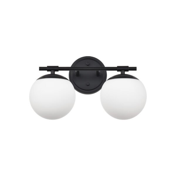 2-Light Globe Bathroom Vanity Light - Image 3