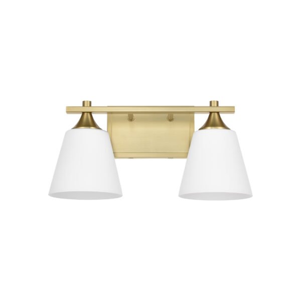 2-Light Transitional Bathroom Vanity Light Fixtures - Image 3