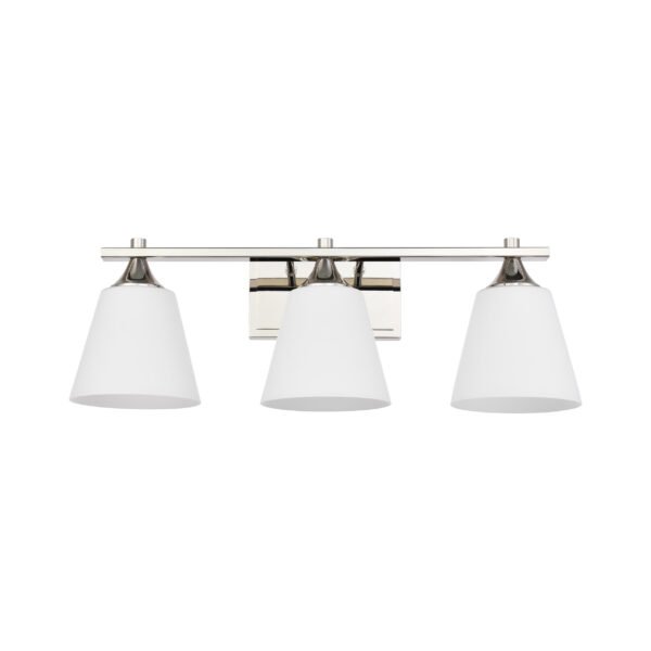3-Light Transitional Bathroom Vanity Light Fixtures - Image 2