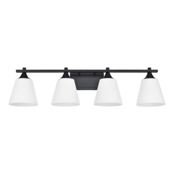 4-Light Transitional Bathroom Vanity Light Fixtures - Image 4