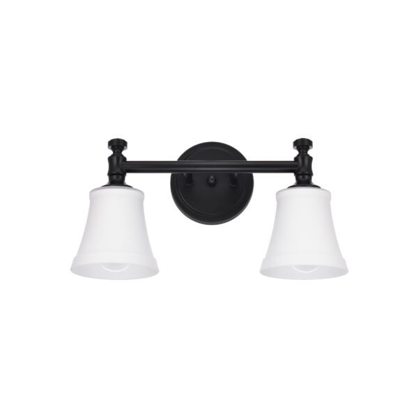 2-Light Traditional Bathroom Vanity Light Fixtures - Image 4
