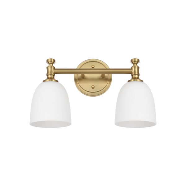 2-Light Traditional Bathroom Vanity Light Fixtures - Image 3
