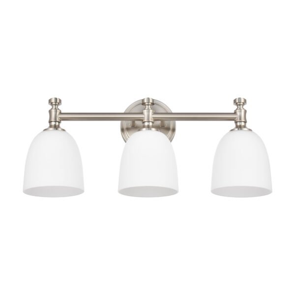 3-Light Traditional Bathroom Vanity Light Fixtures - Image 2