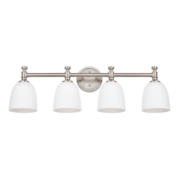 4-Light Traditional Bathroom Vanity Light Fixtures - Image 2