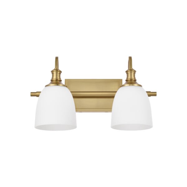 2-Light Traditional Bathroom Vanity Light Fixtures - Image 2