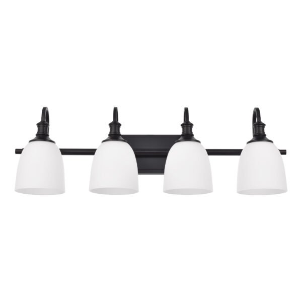 4-Light Traditional Bathroom Vanity Light Fixtures - Image 3
