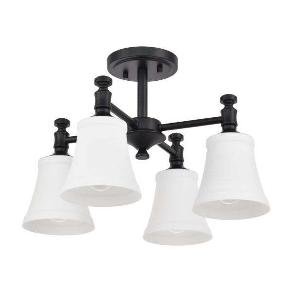 4-Light Semi Flush Mounted Ceiling Light - Image 4