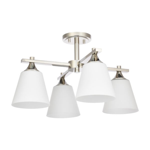 4-Light Semi Flush Mounted Ceiling Light