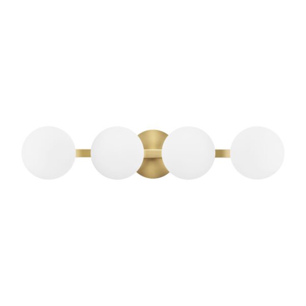 4-Light Modern Globe Bathroom Vanity Light - Image 3