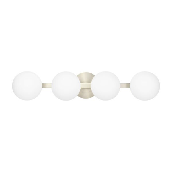 4-Light Modern Globe Bathroom Vanity Light - Image 2
