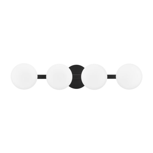 4-Light Modern Globe Bathroom Vanity Light - Image 4