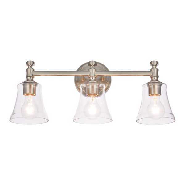 3-Light Traditional Bathroom Vanity Light Fixtures - Image 7