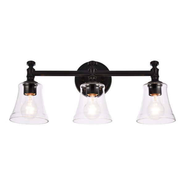 3-Light Traditional Bathroom Vanity Light Fixtures - Image 8