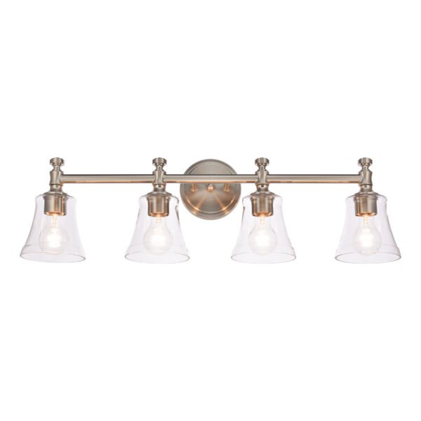 4-Light Traditional Bathroom Vanity Light Fixtures - Image 7