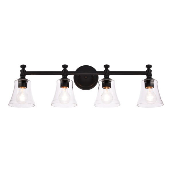 4-Light Traditional Bathroom Vanity Light Fixtures - Image 9
