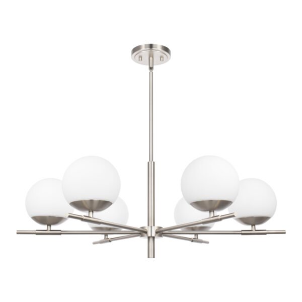 6-Light Modern Globe Pendant Lighting Fixture
