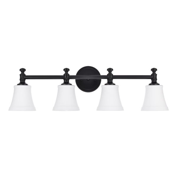4-Light Traditional Bathroom Vanity Light Fixtures - Image 4