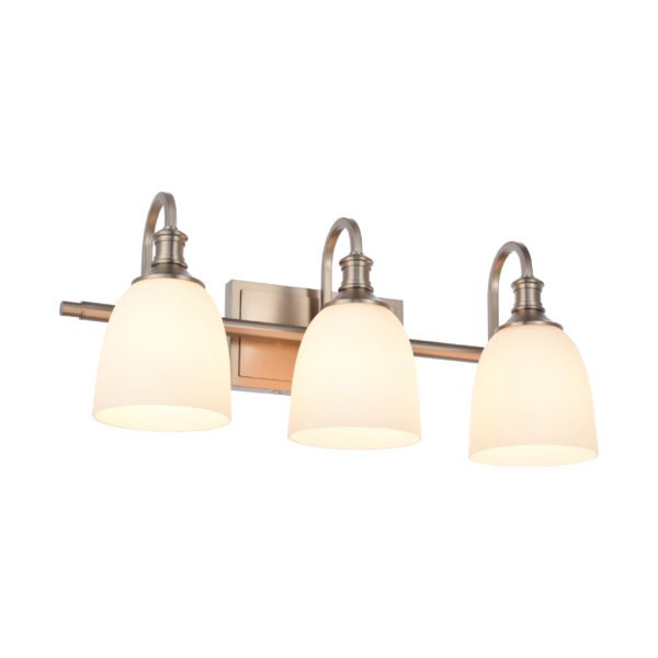 3-Light Traditional Bathroom Vanity Light Fixtures - Image 4
