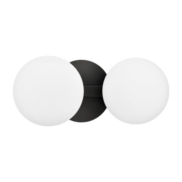 2-Light Modern Globe Bathroom Vanity Light - Image 4