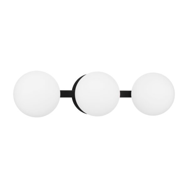 3-Light Modern Globe Bathroom Vanity Light - Image 4