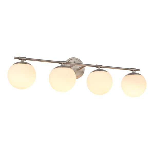 4-Light Globe Bathroom Vanity Light - Image 4