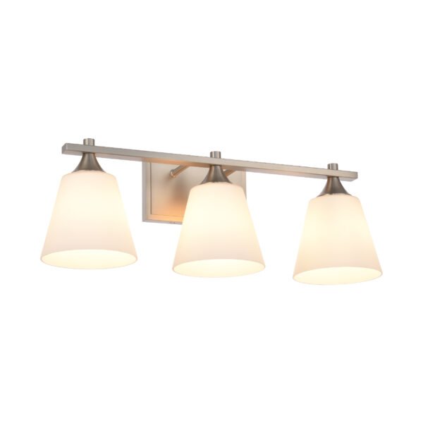 3-Light Transitional Bathroom Vanity Light Fixtures - Image 5