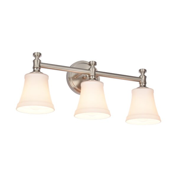 3-Light Traditional Bathroom Vanity Light Fixtures - Image 5