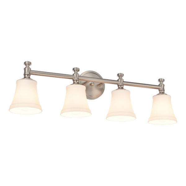 4-Light Traditional Bathroom Vanity Light Fixtures - Image 5