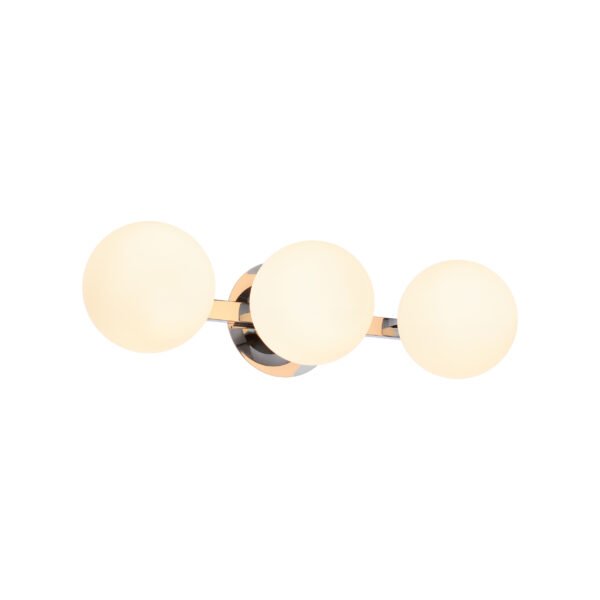 3-Light Modern Globe Bathroom Vanity Light - Image 5