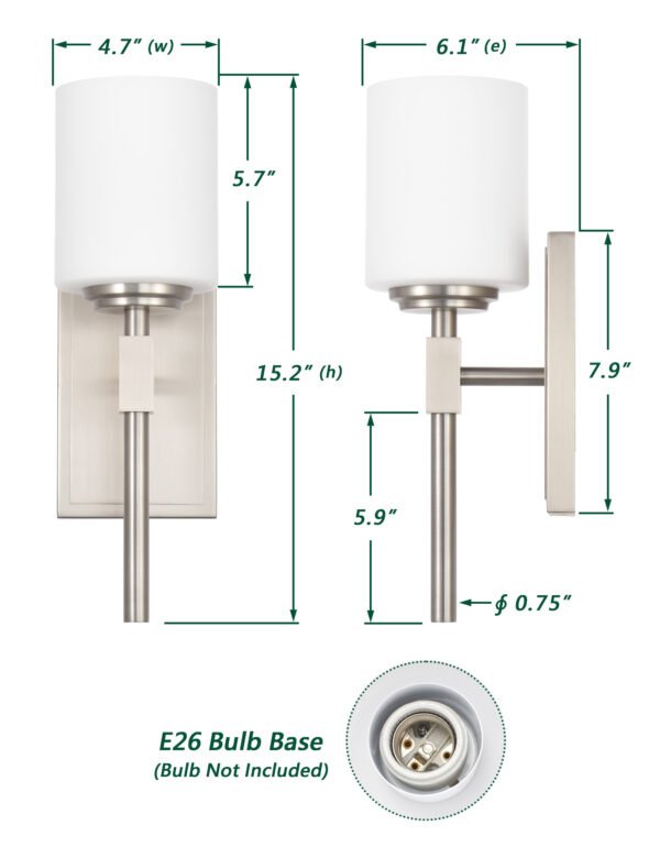 1-Light Stylish Wall Sconce - Image 5