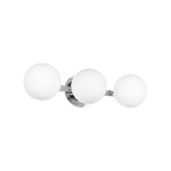 3-Light Modern Globe Bathroom Vanity Light