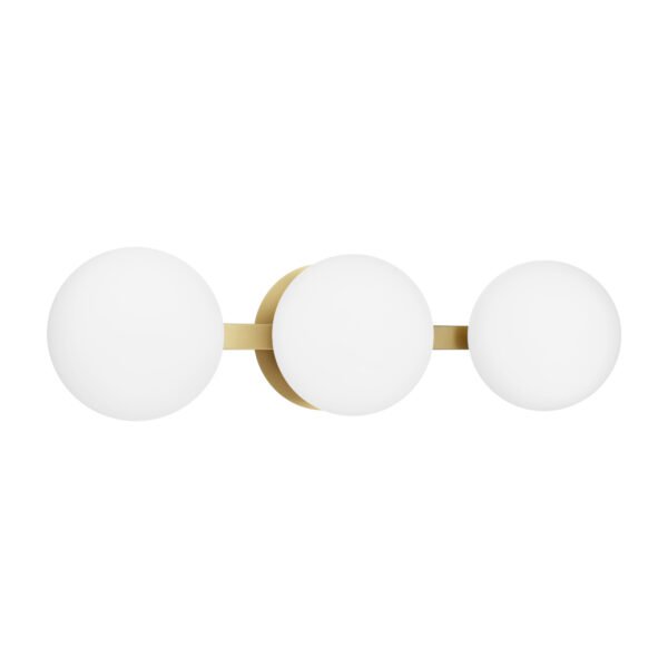 3-Light Modern Globe Bathroom Vanity Light - Image 2