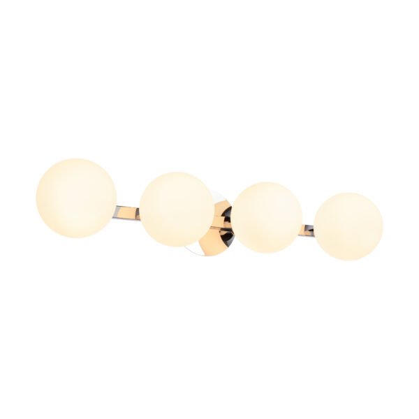 4-Light Modern Globe Bathroom Vanity Light - Image 5