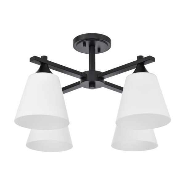 4-Light Semi Flush Mounted Ceiling Light - Image 3