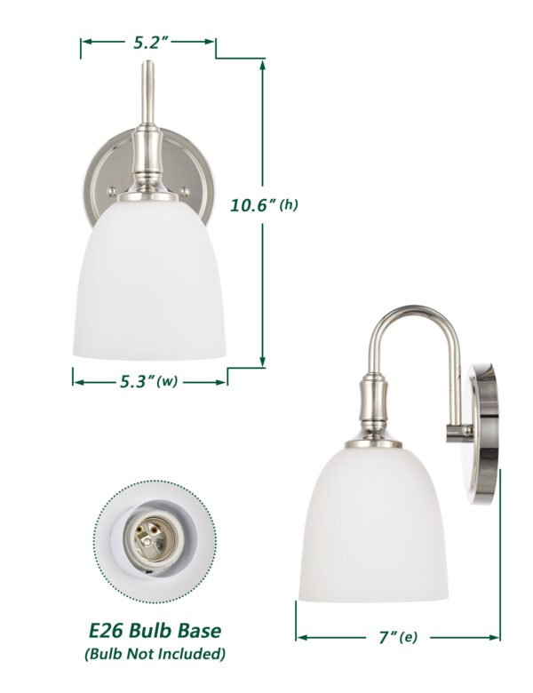 1-Light Traditional Wall Sconce - Image 6