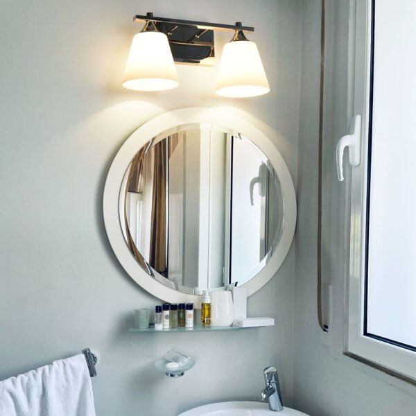 2-Light Transitional Bathroom Vanity Light Fixtures - Image 7